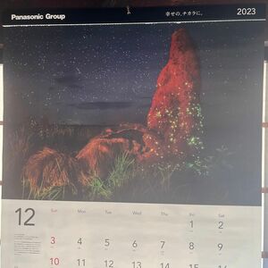 【限定品】　Panasonic パナソニック　ユネスコ　世界遺産　2024 カレンダー　