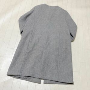 3740☆ UNITED ARROWS GREEN LABEL RELAXING トップス ロングコート レディース 40 グレーの画像2