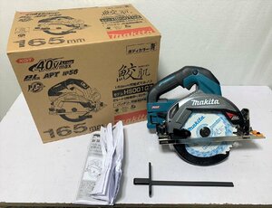 ▽makita　マキタ　165mm　充電式マルノコ　HS001GZ　40Vmax　本体＋鮫肌チップソーのみ　未使用▽009404