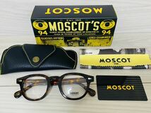 MOSCOT モスコット★レムトッシュ★メガネフレーム★LEMTOSH★伊達眼鏡 鼈甲柄 ボストン 未使用 美品_画像8