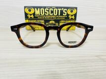 MOSCOT モスコット★レムトッシュ★メガネフレーム★LEMTOSH★伊達眼鏡 鼈甲柄 ボストン 未使用 美品_画像1