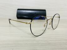 OLIVER PEOPLES オリバーピープルズ 眼鏡フレーム OV1105 1005 雅★ブラック ゴールド メタルフレーム★未使用 美品_画像3