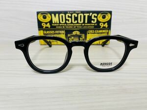 MOSCOT モスコット★レムトッシュ★LEMTOSH★人気 定番 黒縁 セルフレーム 伊達眼鏡 サングラス 未使用 美品