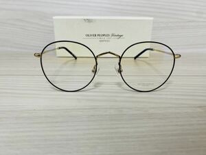 OLIVER PEOPLES オリバーピープルズ 眼鏡フレーム OV1101 1005★Reeves★ラウンド ボストン　メタルフレーム 未使用 美品