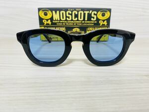 MOSCOT モスコット★サングラス★TELENA★伊達眼鏡 ウェリントン★ブラック 黒縁 カラーレンズ 未使用 美品