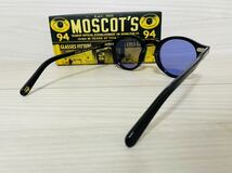 MOSCOT モスコット★サングラス★MILTZEN★伊達眼鏡 ウェリントン ブラック 黒縁 セルフレーム カラーレンズ 未使用 美品★_画像5