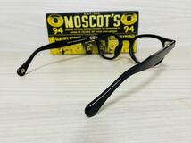 MOSCOT モスコット★レムトッシュ★メガネフレーム★LEMTOSH★伊達眼鏡 黒縁 ブラック ボストン★未使用 美品_画像4