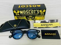 MOSCOT モスコット★レムトッシュ★サングラス★LEMTOSH★伊達眼鏡 黒縁 ブラック ボストン カラーレンズ★未使用 美品_画像8