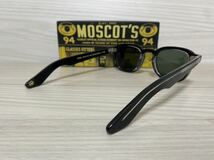 MOSCOT モスコット★サングラス★MOMZA★ブラック クリスタル 伊達眼鏡 ウェリントン スク★未使用 美品_画像5