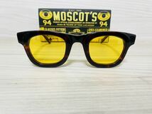 MOSCOT モスコット★サングラス★FRITZ★鼈甲柄 ブラック 伊達眼鏡 ウェリントン カラーレンズ★未使用 美品_画像1