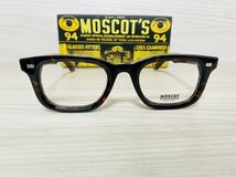 MOSCOT モスコット★メガネフレーム★KLUTZ★伊達眼鏡 ウェリントン 鼈甲柄 スクエア セルフレーム 人気★未使用 美品_画像1