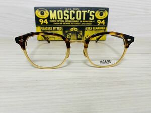 MOSCOT モスコット★レムトッシュマック★メガネフレーム★LEMTOSH-MAC★伊達眼鏡 鼈甲柄 ボストン★未使用 美品