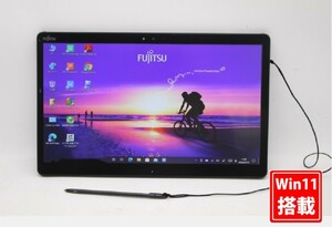 良品 フルHD 13.3型 タブレット Fujitsu ArrowsTab Q739AB Windows11 八世代 i5-8365U 8GB 256GB-SSD カメラ LTE 無線 Office 中古パソコン