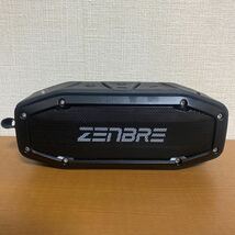 【動作確認済み】 ZENBRE D6 防水 Bluetooth スピーカー ブラック 本体のみ 音響機器 アウトドア 現状渡し_画像4