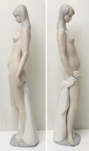 ★Lladro/リヤドロ フィギュリン 裸婦/高さ約47cm/陶器人形/女性/艶消し/置物/オブジェ/インテリア&1938900142_画像3