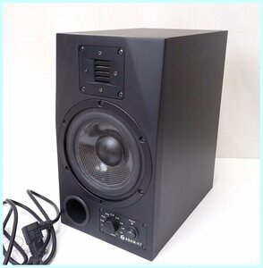 □ADAM AUDIO/アダムオーディオ A7 モニタースピーカー ブラック/ロハセル/カーボン6.5インチ/XLR/RCA/動作品/外箱等付属&1935400011