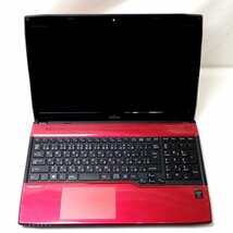 ★1円 富士通 LIFEBOOK AH53/M FMVA53MR/ルビーレッド/Win 10/i7-4702MQ 2.20GHz/メモリ6MB/HDD約750GB/15.6型ワイド&1817800006_画像2