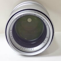 ★Leica/ライカ ELMARIT-M 90mm F2.8 レンズ/シルバー/付属品あり/ジャンク扱い&1938900064_画像2