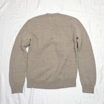 ★Maison Margiela/メゾンマルジェラ Vネックニット/セーター メンズS/ブラウンベージュ/カシミヤ混ウール&1941300003_画像2