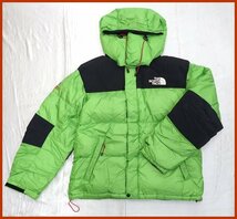 ★THE NORTH FACE/ザノースフェイス サミットシリーズ 700フィル ダウンジャケット メンズM/グリーン/WINDSTOPPER/NFD00B64&1859000037_画像1