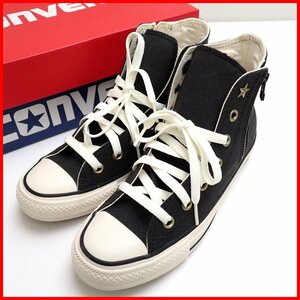 ★未使用 CONVERSE/コンバース ALL STAR AG Z ハイカットスニーカー レディース24.5cm/ブラック/キャンバス/1SD301/外箱付き&0719900013