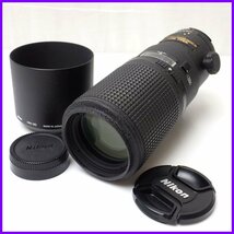 ☆1円 Nikon/ニコン 単焦点マイクロレンズ AI AF Micro-Nikkor 200mm f/4D IF-ED/オートフォーカス/前後キャップ・フード付き&0939400277_画像1