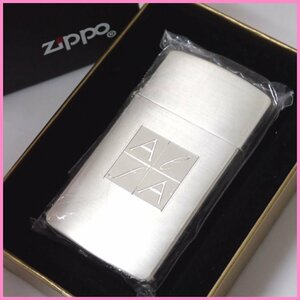 ★未使用 Zippo/ジッポー Alfa/アルファ オイルライター/シルバー/1999年製/スリム/JTキャンペーン当選品/喫煙具/外箱付き&1903200056