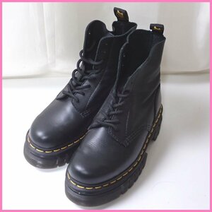 ★Dr.Martens/ドクターマーチン レースアップ 厚底ブーツ UK3/レディース22.5～23cm相当/ブラック/AW006/レザー&1943100006