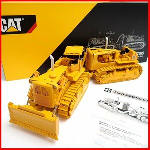 ☆1円 CCM 1/48ミニカー CAT DD9G PUSH DOZER WITH DUAL D9 TRACTORS/ブルドーザー/ダイキャスト/250台限定/箱付き/若干難あり&0939400275