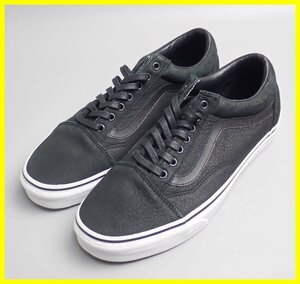 ★VANS/バンズ オールドスクール ローカットスニーカー 27cm/ブラック/レザー/500714/レースアップ&1780802968