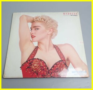 ★未開封 MADONNA/マドンナ 三菱 Hi-Fi ViDEO 販促 半袖Tシャツ/グレー/非売品/当時物/1988年/ヴィンテージ&1505600120