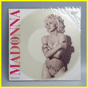 ★Madonna/マドンナ Holiday ピクチャー盤 LPレコード/True Blue/W0037TP/LIMITED EDITION/フォトディスク/ヴィンテージ&1505600122