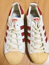 80's adidasアディダス "SUPERSTAR" 22.5cm France製 Deadstock ビンテージ品_画像5