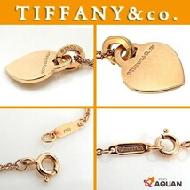 セール TIFFANY&CO. ティファニー リターントゥハート ネックレス K18 PG シェル ピンクゴールド ゴールド ペンダント 9053_画像3