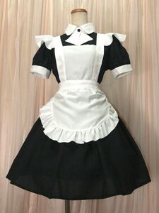 12-25☆PARTY DOLL*ブラック＆ホワイト*定番デザインのメイド服/W43.B48☆