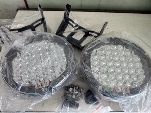 2個セット！送料無料（九州沖縄別）★DC10-30V★9インチ　225W　高出力　LED　作業灯 ワークライト　6500K　黒色です。★