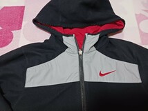 ナイキNIKEパーカー付きリバーシブルジャンパー145_画像6