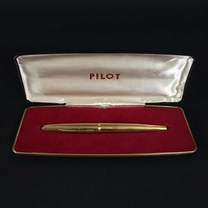 ER1110-13-3 22KAGM PILOT パイロット 文房具 万年筆 筆記用具 金色 箱付き 全長14cm 60サイズ