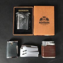ER1121-19-3 RONSON ロンソン ライター American classics since 1895 4点 VARAFLAME まとめ windlite 現状品 60サイズ_画像1