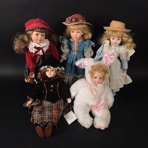 ER1127-7-3 Alberon Dools. Reinart Faelens. Leonardo collection Eloise.イギリス 人形 doll ドール まとめ レトロ 現状品 120サイズ