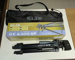 【美品】SLIK GX 6300 SP ファミリー向けのベーシック3段三脚【使用回数数回のみ】