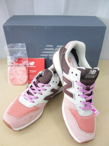 ☆展示品 NEW BALANCE ニューバランス 996 スニーカー WR996RP 日本サイズ:23.0cm ローズピンク×ブラウン 替え紐付(A120402)