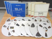 ☆オープンリールテープ メタルテープ 21本 SONY/Scotch/AKAI/BASF/AMPEX 録音済？ジャンク扱い 現状 中古 (A121804)_画像1