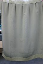 エニーズ カーテン 2枚組 巾87cm×丈141cm グリーン系 植物柄刺繍 直接引取（東大阪）歓迎_画像3