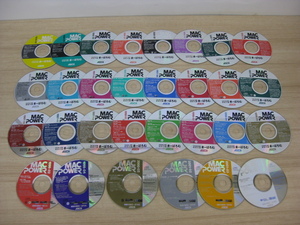 MAC POWER 付録CD-ROM まーぱろむ ま～ぱろむ 30枚セット 1996年～2001年