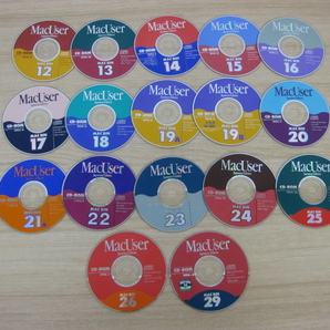 MacUser 付録CD-ROM 35枚セット 1、3、5～26、29～35、44 MACBINの画像3