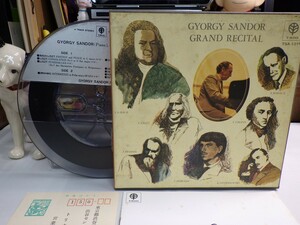 【￥1,000～】Reel-to-reel-tape 7inch｜オープンリール★TRIO/4TRACK★「GYORGY SANDOR GRAND RECITAL」ジョルジー・ジャーンドル