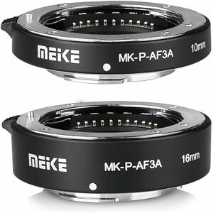 ★マクロ撮影などに★Meike mk-p-af3a Panasonic/Olympus ミラーレスカメラ用カメラマクロ延長チューブ［動作品、中間リング］