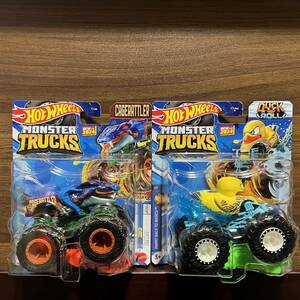 Hot Wheels MONSTER TRUCKS DUCK 'N ROLL ホットウィール モンスタートラック ダックン ロール セット