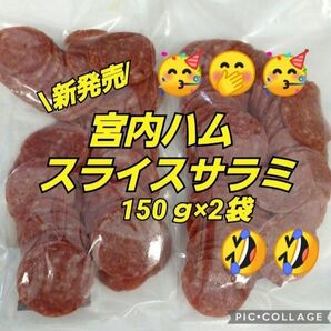  山形の味★おいしい山形 宮内ハム スライスサラミ 150ｇ サラミ ソーセージ アウトレット 激レア